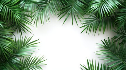 Obraz premium Tropical Rainforest Foliage Frame