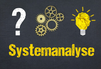 Obraz premium Systemanalyse 
