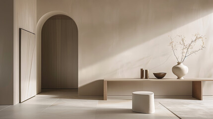 Modern Minimalist Lines in Neutral Palette