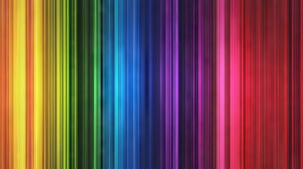 Obraz premium Abstract vibrant rainbow-colored stripes creating a seamless gradient background with bright, vivid hues and smooth transitions, perfect for artistic designs, digital wallpapers, and creative projects