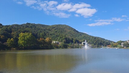 Autumn Atmosphere With Cool Weather In Korea