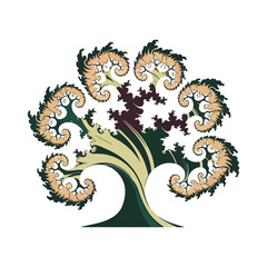 Fototapeta premium Tree Illustration 