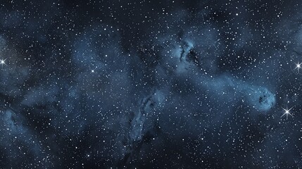 Fototapeta premium A watercolor painting of a night sky full of stars.