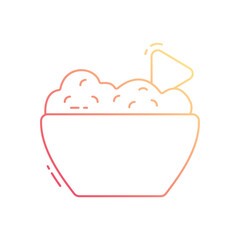 Guacamole vector icon