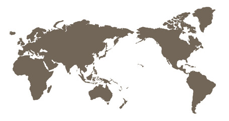 World map. Simplified World Map Illustration.
simple world map vector.