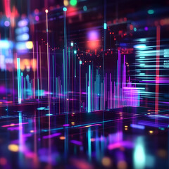 Business audit stock financial finance management on analysis data strategy with graph accounting marketing or report chart economy investment research profit concept. generative ai.