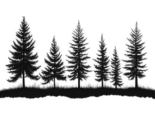 Obraz premium forest in winter