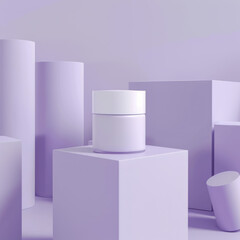Empty Blank No Words Cosmetics Product Photography