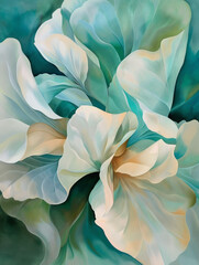 Abstract Flower Painting