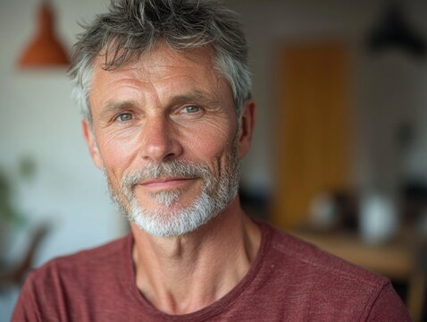 Grizzled Man with Beard