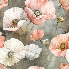 Flower Poopy Pattern Design