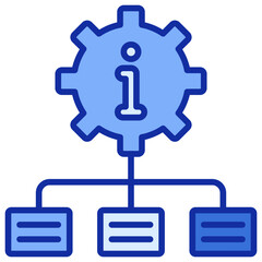 Classification Blue Color Icon