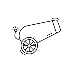 Cannon  vector icon