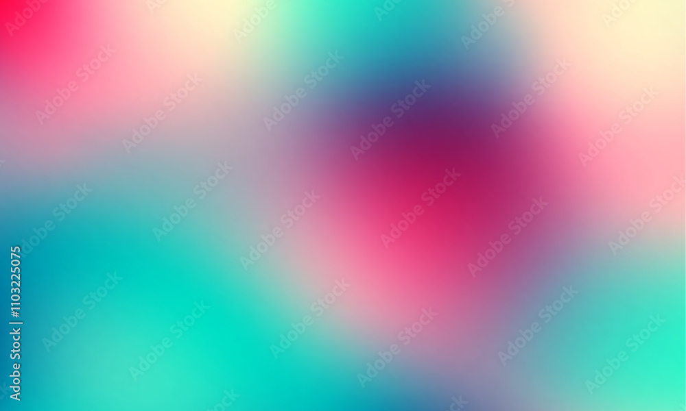 Poster background gradient abstract bright light, art smooth. pink and teal retro colours.