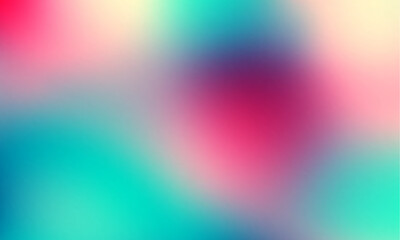 Background gradient abstract bright light, art smooth. Pink and teal retro colours.