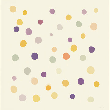 A simple pastel-themed scatter plot with coin icons on the points