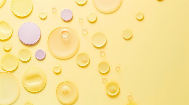 A simple pastel-themed scatter plot with coin icons on the points