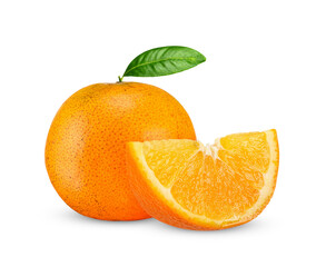 Tangerine  isolated clipping path