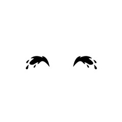 cartoon tear icon
