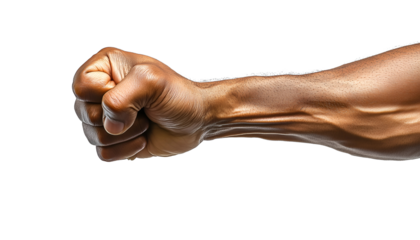 Clenched Fist: A powerful image of a clenched fist, showcasing the raw strength and determination of the human spirit.  