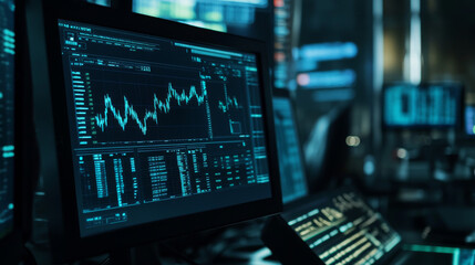 Obraz premium Robot trader. AI for automation trading on stock market. Hand robot point at candlestick graph on screen phone. Artificial intelligence trader. Artificial Neural network in App for Online trading.