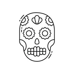   Skull vector icon