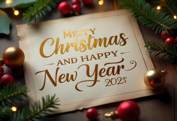 christmas greeting card 2025