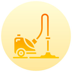 hoover round gradient vector icon