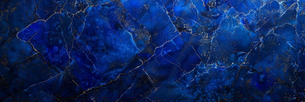 Lapis Lazuli Texture, Blue Stone Background, Lazure Gem Slice, Dark Blue Crystal Mineral Pattern