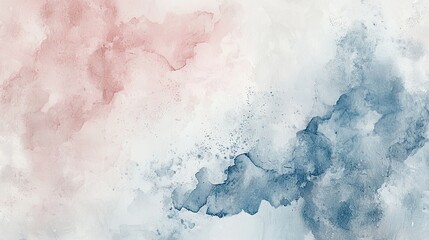 Obraz premium watercolor texture blush pink and blue, neutral,
