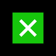 Obraz premium Green X 