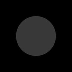 Dark Grey Circle 