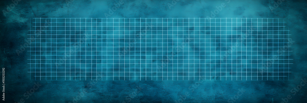 Poster abstract teal grid background, textured design with subtle grid overlay for creative projects
