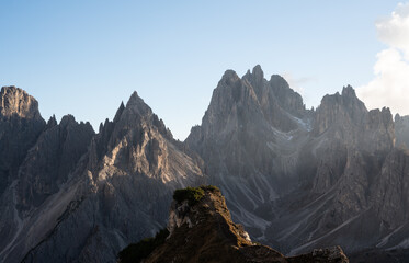 Trail to the Cadini di Misurina viewpoint in the Dolomites