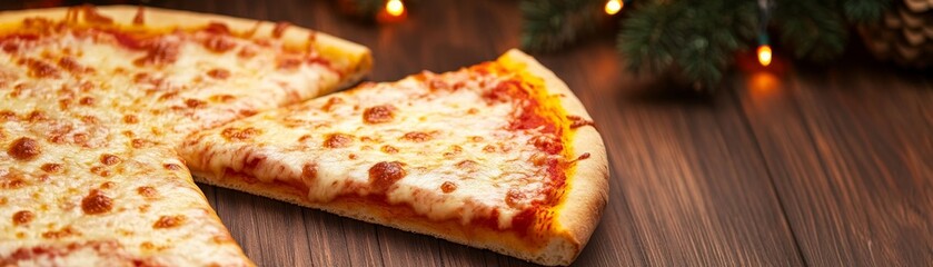 Festive Christmas Star Pizza with Glowing Cheese Edges for a Radiant Holiday Feast