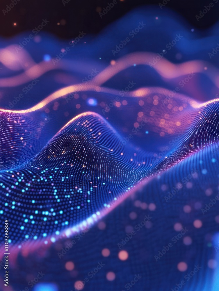 Poster big data information vector concept. abstract futuristic background with 3d visualization. illustrat