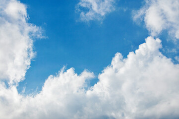 blue sky and clouds