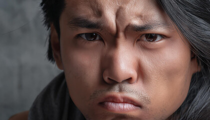 Fototapeta premium Close-Up of a Tense Situation or Expression