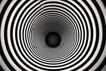 Obraz premium Intriguing tunnel design urban setting abstract art modern environment artistic perspective optical illusion concept