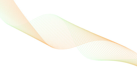 Abstract technology wave lines, frequency sound, data science, business wave line background. Abstract wavy element for design on transparent background isolated
