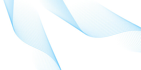 Abstract technology wave lines, frequency sound, data science, business wave line background. Abstract wavy element for design on transparent background isolated
