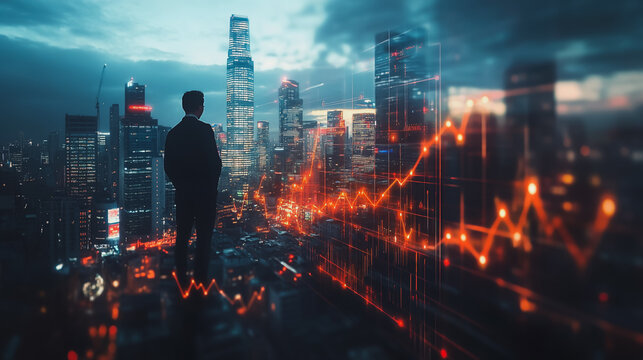 Smart digital city with connection cyber security network reciprocity over the cityscape . future smart wireless digital city and social media networking systems that connects people within the cit