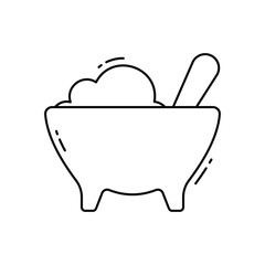 Molcajete vector icon