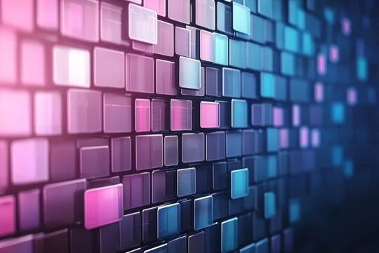 Digital mosaic art abstract background graphic design colorful environment aesthetic viewpoint visual concept for creativity