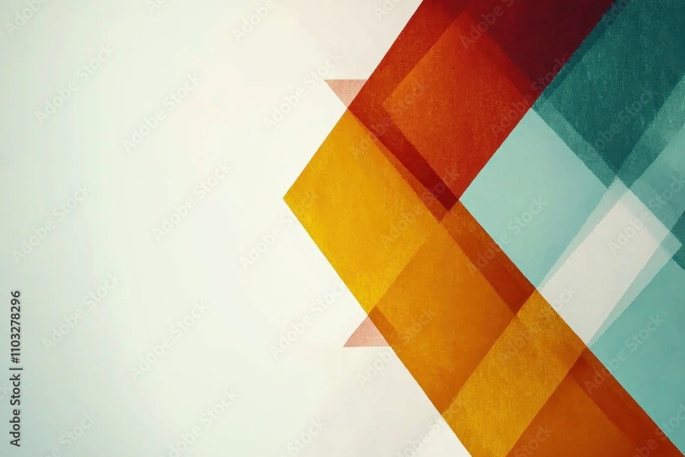 Poster vibrant abstract composition digital art colorful patterns contemporary style visual harmony design 
