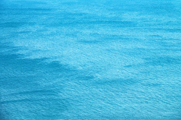 Wind-ripple marks, wind fan. The wind flows down from the Crimean mountains into the Black Sea at high speed. Katabatic wind