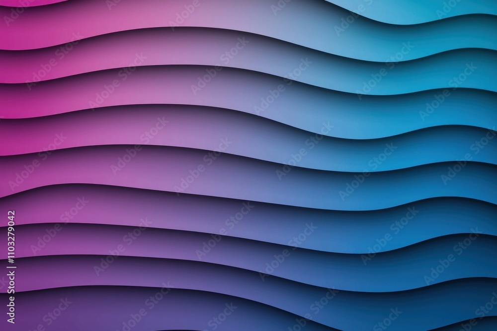 Poster dynamic wave patterns abstract design digital art vibrant environment close-up view modern aesthetic