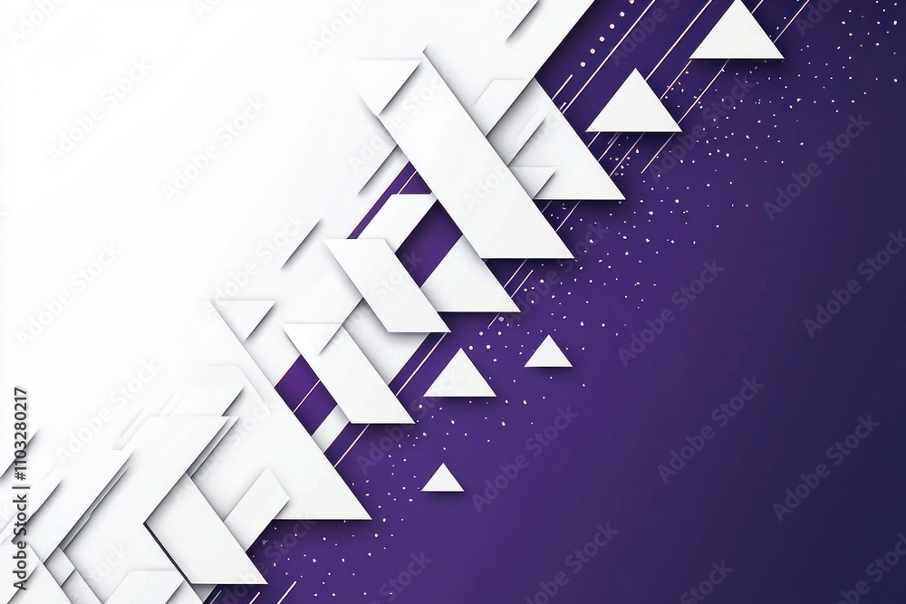 Aufkleber dynamic geometric shapes modern design abstract art digital space minimalist view creative concepts 