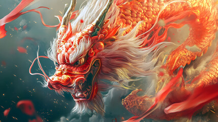 Zodiac Animal Frame Chinese New Year background