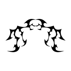 Stylized Cybersigil Floral Illustration